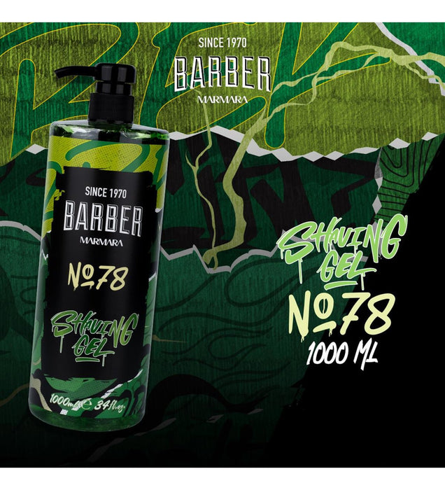 Gel à raser Marmara Barber 1000 Ml n ° 78