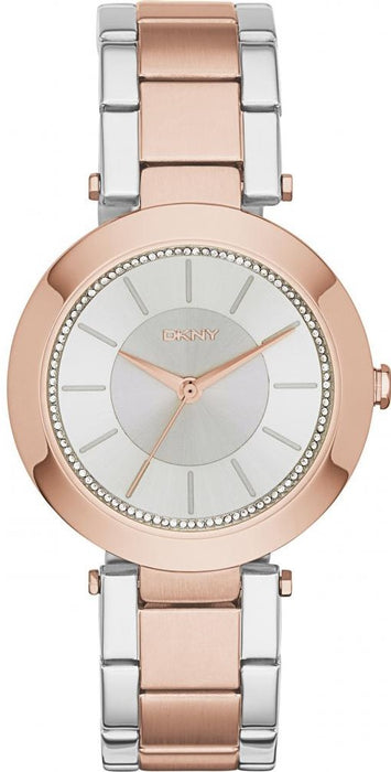 NY2335 Stanhope Montre-bracelet en acier inoxydable bicolore par DKNY pour femme - 1 montre