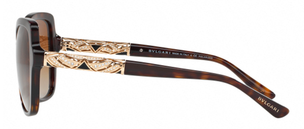 Bvlgari BV 8104 1112-13 - Dark Havana-Brown Gradient by Bvlgari for Women - 57-16-130 mm Sunglasses