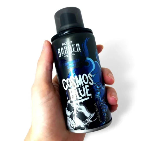 Marmara Barber Hair Color Spray, Cosmos Blue 5.07 oz
