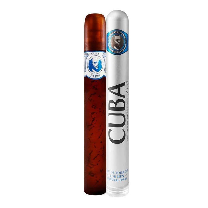 Cuba Blue by Cuba for Men - 1.2 oz EDT Spray - Pack of 3