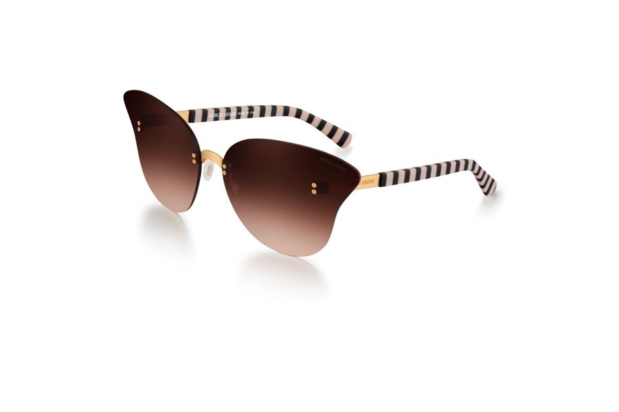 Giorgio Armani AR 6028 3117-13 - Matte Gold-Brown Gradient by Giorgio Armani for Women - 68-16-140 mm Sunglasses