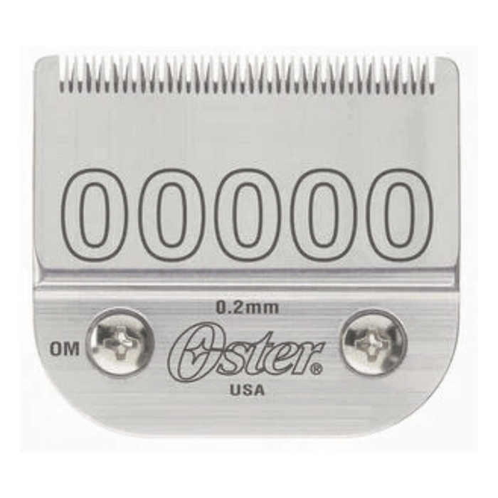 Oster Professional Replacement Blade for Classic 76 / Star-Teq / Powerline / Outlaw Size 000 (1/50" - 0.5mm) OR 0000 (1/100" - 0.25mm) OR 00000 (1/125" - 0.2mm)
