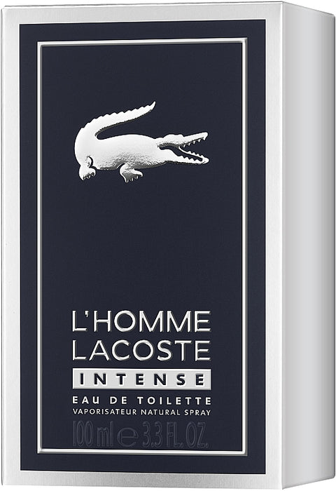 LHomme Intense by Lacoste for Men - 3.3 oz EDT Spray