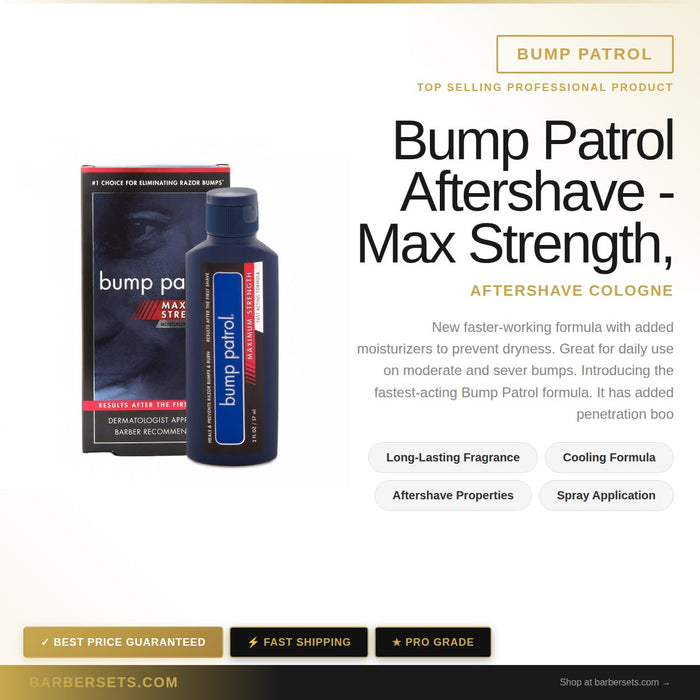 Bump Patrol Aftershave - Max Strength, 2oz