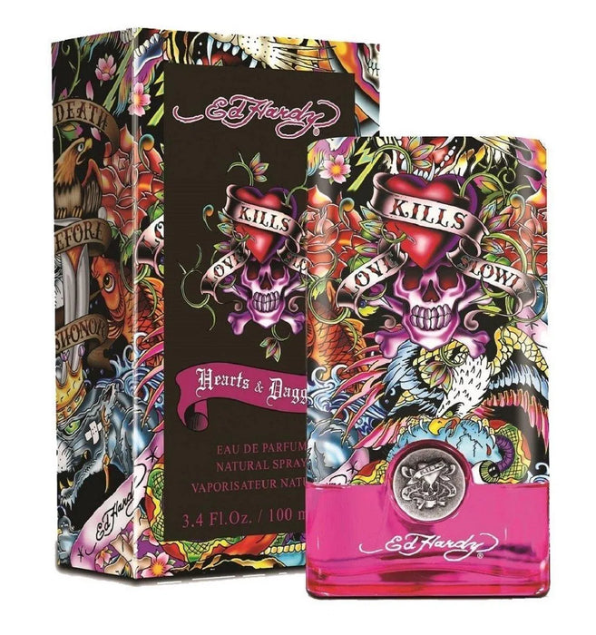 Ed Hardy Hearts Daggers by Christian Audigier for Women - 3.4 oz EDP Spray