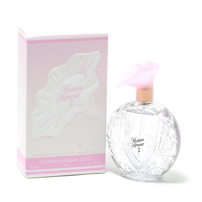 Histoire D'Amour 2 d'Aubusson pour femme - Spray EDT de 3,4 oz