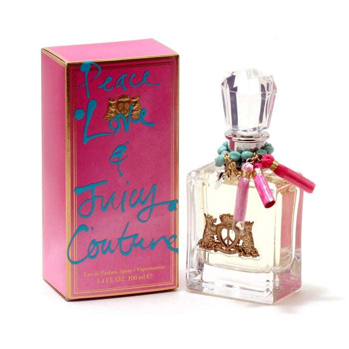 Peace Love & Juicy Couture by Juicy Couture for Women - 3.4 oz EDP Spray (Tester)