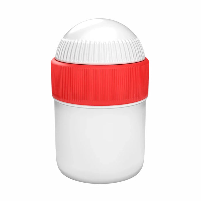 Samix Compounding Jar, 15 mL, White with Red Lid (Case of 100)