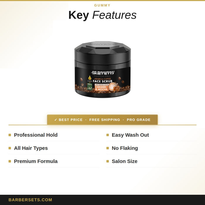 GUMMY ARABICA COFFEE SCRUB CARAMEL & MOCHA 300ml