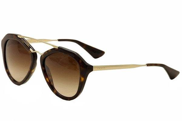 Prada SPR 12Q 2AU-6S1 - Brown-Brown by Prada for Women - 54-18-135 mm Sunglasses