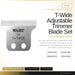 WAHL T-Wide Adjustable Trimmer Blade Set
