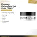 Elegance Camouflage Hair Color "Black" 120ml