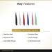 LV3 L3VEL3 Straight Razor Holder Yellow Yellow