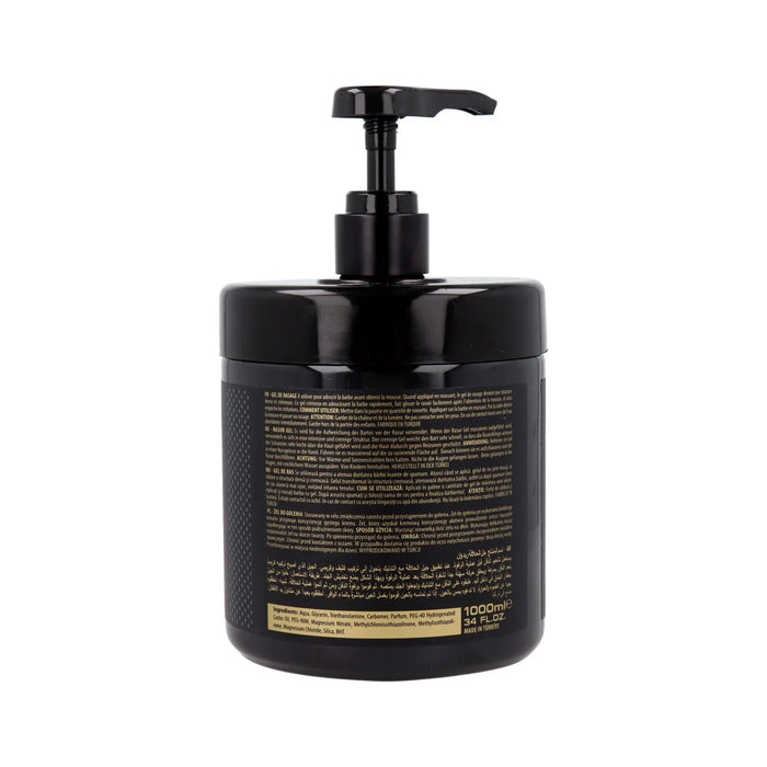 Red One Shaving Gel Gold 33.8 oz / 1000 ml Multipack