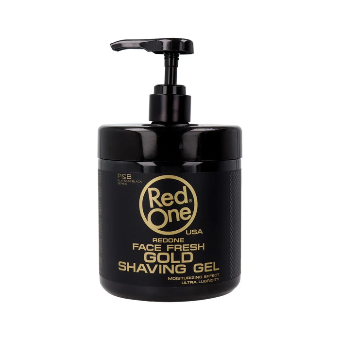 Red One Shaving Gel Gold 33.8 oz / 1000 ml Multipack