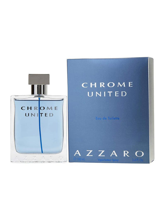 Chrome United par Azzaro pour hommes - Vaporisateur EDT de 3,4 oz