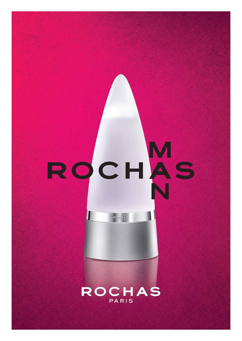 Rochas Man de Rochas pour hommes - Spray EDT de 3,4 oz (testeur)