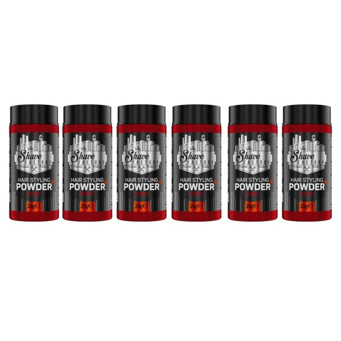 The Shave Factory Hair Styling Powder - Ruby 0.7 oz Multipack