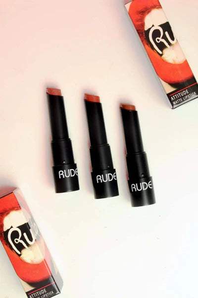 RUDE Attitude Matte Lipstick Acrylic Display Set A, 144 piezas + 12 probadores