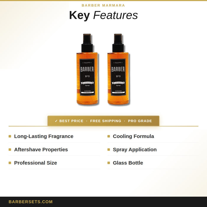 BARBER MARMARA BARBER COLOGNE 400 ML NO.3 SPRAY