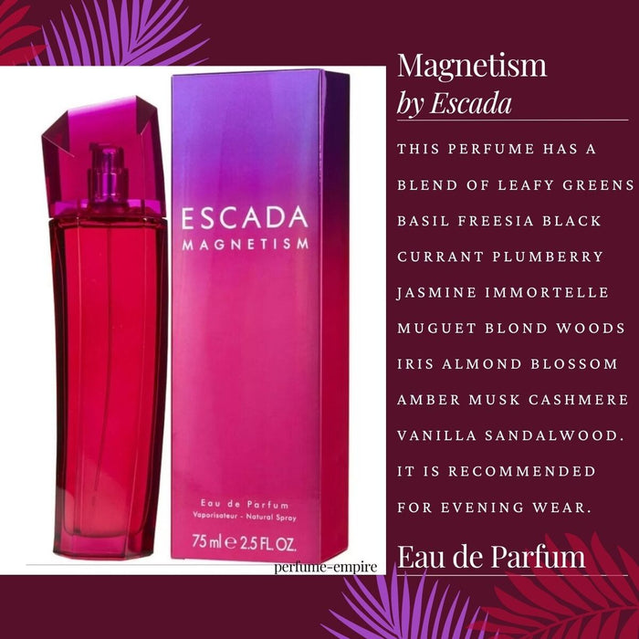 Escada Magnetism by Escada for Women - 2.5 oz EDP Spray