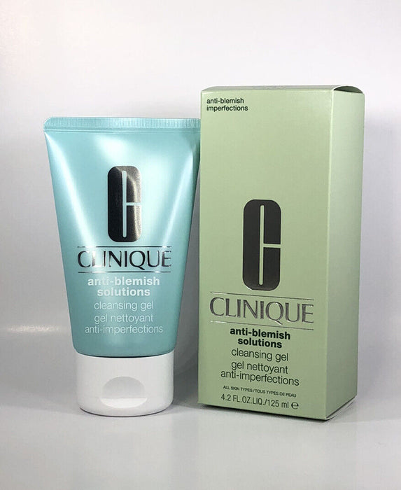 Anti-Blemish Solutions Cleansing Gel - All Skin Types by Clinique for Unisex - 4.2 oz Gel