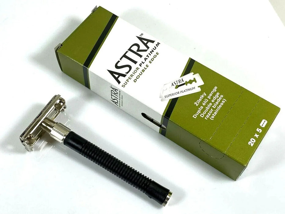 Astra Superior Platinum Double Edge Safety Razor Blade - 1000 Count