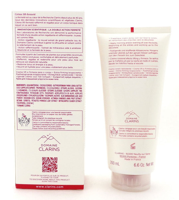 Reafirmante corporal de Clarins para unisex - Crema de 6,6 oz