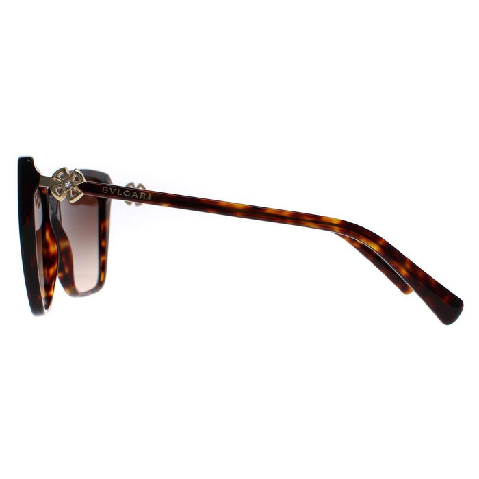 Bvlgari BV8151B 504-13 - Dark Havana-Brown Gradient by Bvlgari for Women - 57-15-140 mm Sunglasses