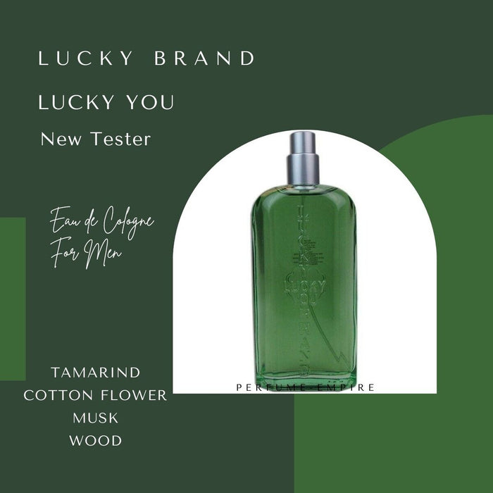 Lucky You by Liz Claiborne for Men - 3.3 oz Cologne Spray (Tester)