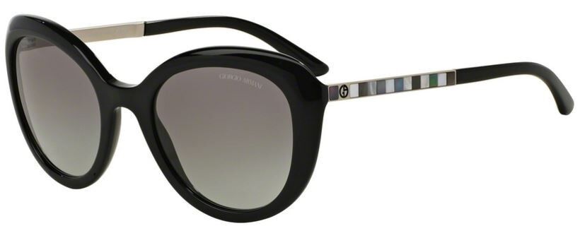 Giorgio Armani AR 8065H 5017-11 - Black-Grey Gradient by Giorgio Armani for Women - 52-21-140 mm Sunglasses