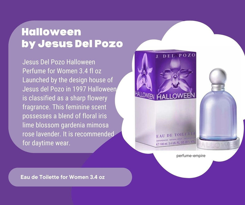 Halloween de J. Del Pozo para mujeres - Spray EDT de 3,4 oz