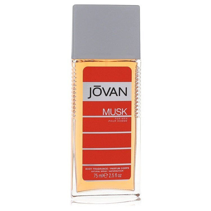 Jovan Musk de Jovan para hombres - Fragancia corporal de 2.5 oz (sin caja)