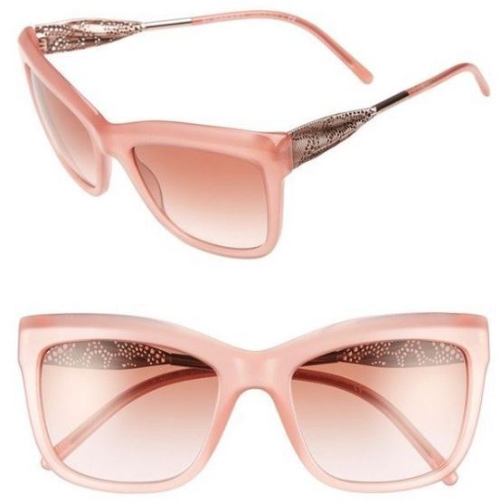 Burberry BE 4207 3573-13 - Opale Rose-Marron Dégradé par Burberry pour Femme - 56-20-140 mm Lunettes de soleil