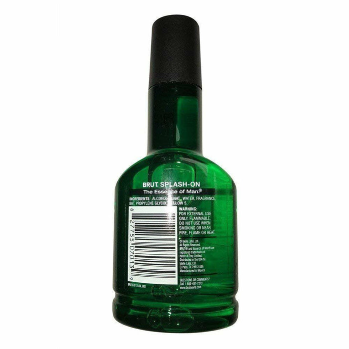 Fragancia original Splash-On de Brut para hombres - 3.5 oz para después del afeitado