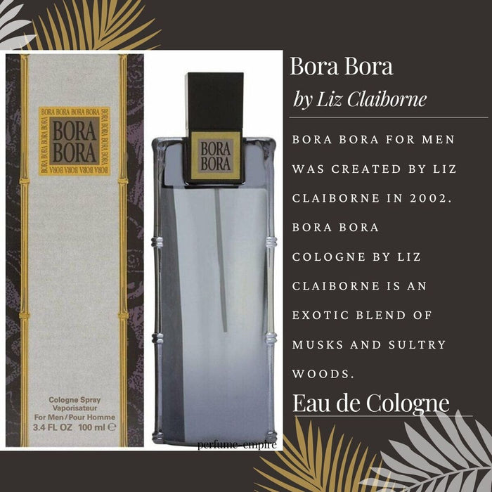 Bora Bora by Liz Claiborne for Men - 3.4 oz EDC Spray