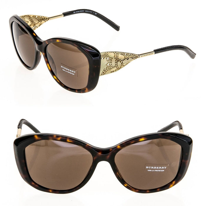 Burberry BE 4208-Q 3002-T5 - Dark Havana-Brown Gradient Polarized by Burberry - 57-16-135 mm Sunglasses