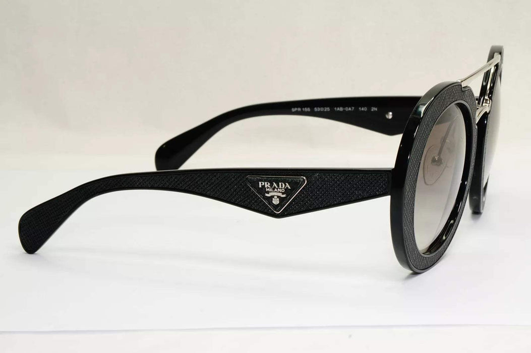 Prada SPR 15S 1AB-0A7 - Dégradé Noir-Gris par Prada pour Femme - Lunettes de soleil 53-25-140 mm