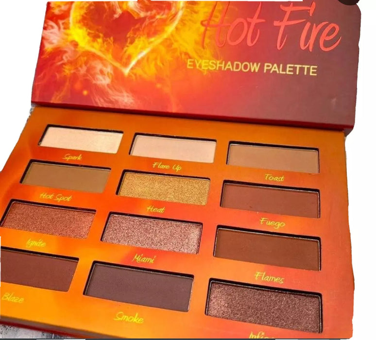 BEAUTY CREACIONES Paleta de sombras de ojos Hot Fire