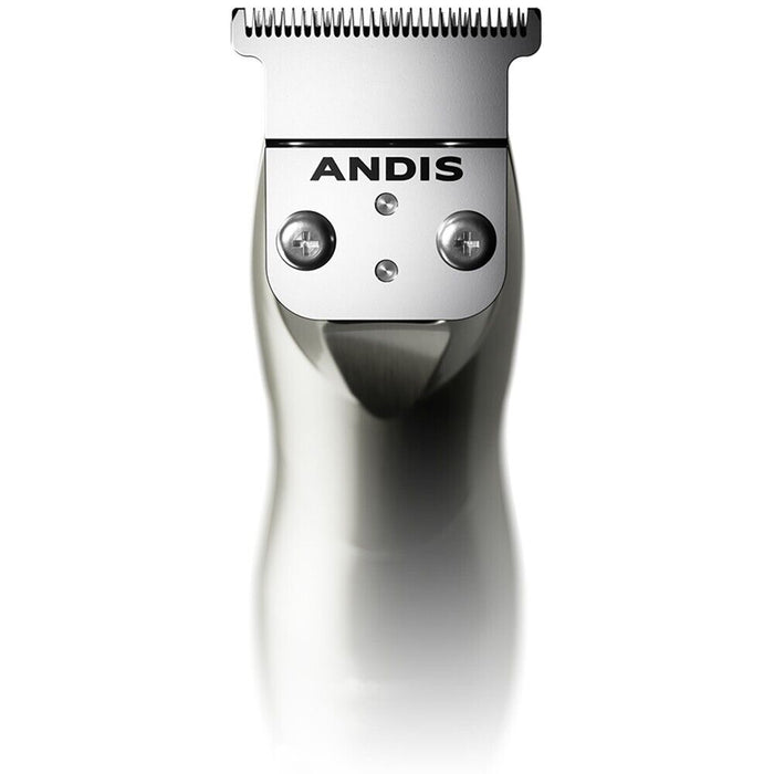 Andis Professional Master Tondeuse sans fil Lame réglable au lithium-ion # 12660 et Tondeuse à cheveux sans fil Slimline Pro Li T-Blade D-8 Chrome # 32810