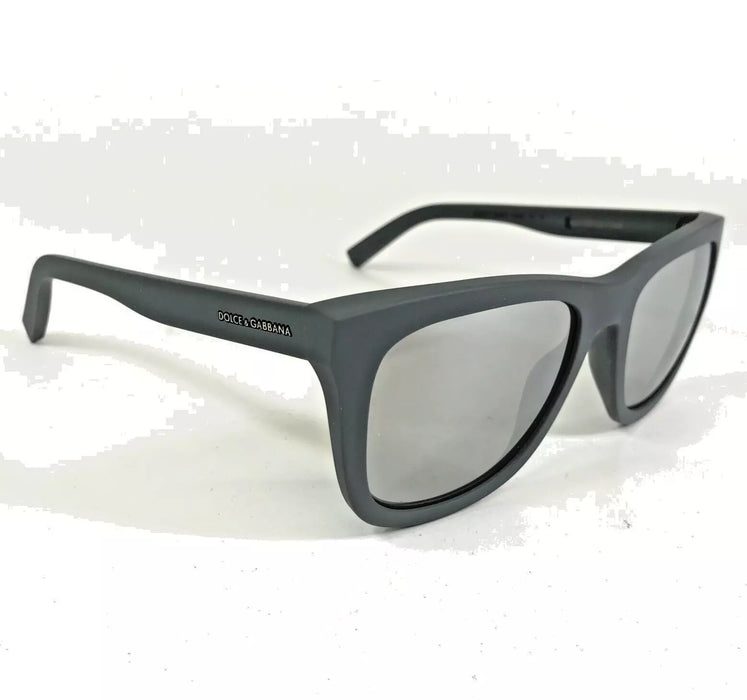 Dolce and Gabbana DG 2145 1267-6G - Grey Rubber-Light Grey-Silver by Dolce and Gabbana for Men - 52-20-145 mm Sunglasses