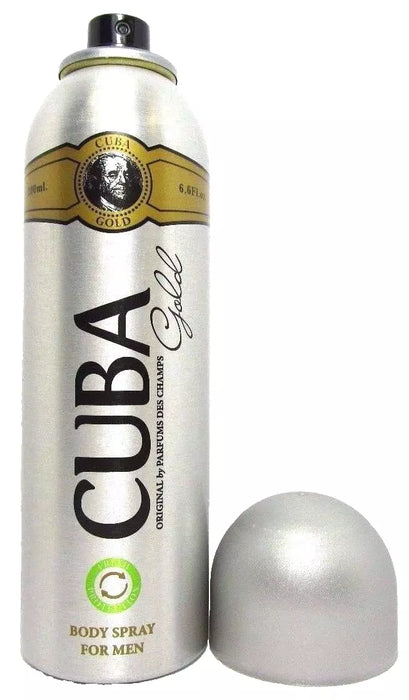 Cuba Gold de Cuba pour hommes - Spray corporel 6,6 oz