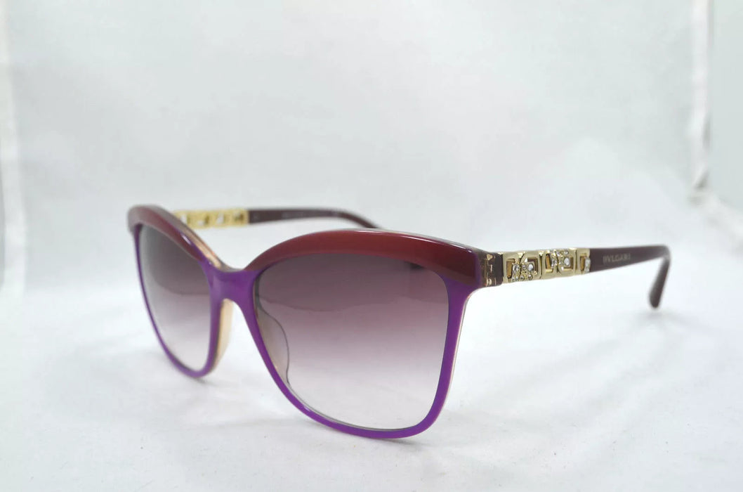 Bvlgari BV 8163-B 5386-8H - Top Burgundy Fuchsia-Violet Gradient by Bvlgari for Women - 56-17-140 mm Sunglasses