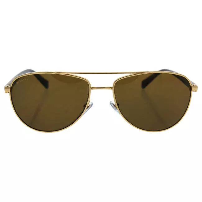 Bvlgari BV5026K 391-83 - Plaqué Or Polarisé par Bvlgari pour Homme - 60-17-142 mm Lunettes de soleil