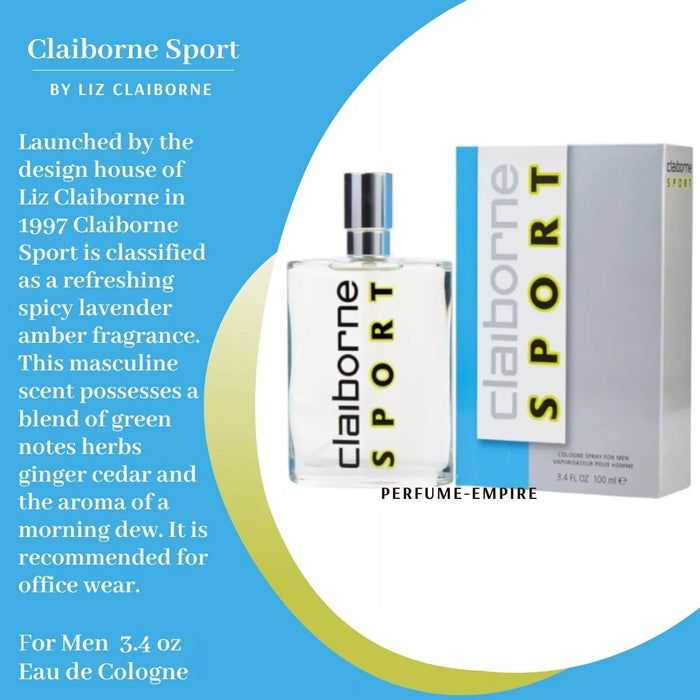 Claiborne Sport by Liz Claiborne for Men - 3.4 oz EDC Spray