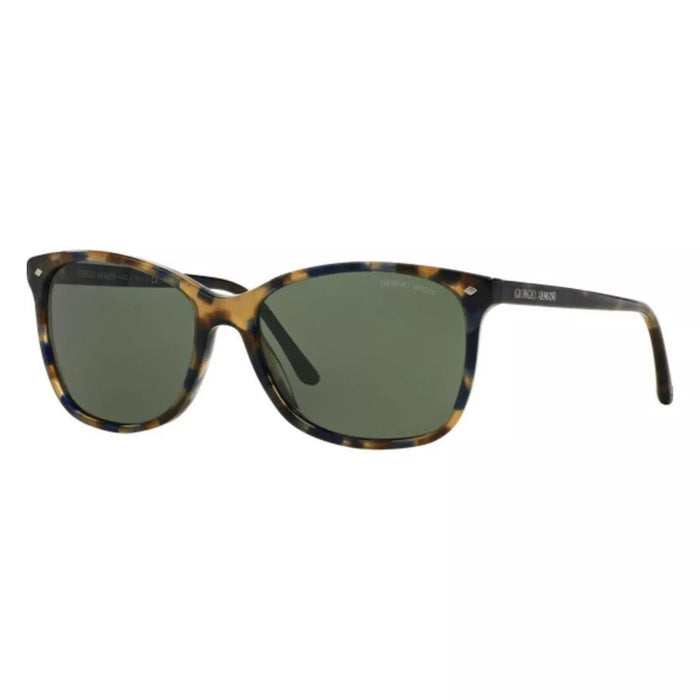 Giorgio Armani AR 8059 5411-31 Frames Of Life - Blue Havana-Green by Giorgio Armani for Women - 57-17-140 mm Sunglasses