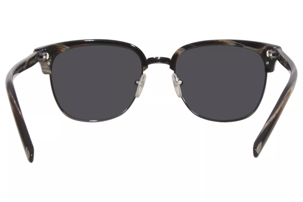 Mont Blanc MB515S 50A - Dark Brown-Smoke by Mont Blanc for Men - 53-19-145 mm Sunglasses