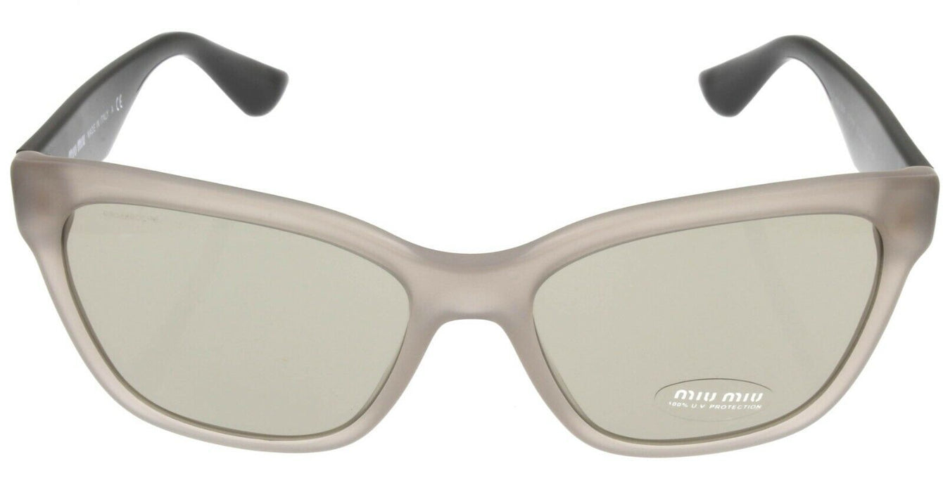 Miu Miu MU 06R UE2-5J2 - Black Opal Argil-Light Brown by Miu Miu for Women - 57-18-140 mm Sunglasses