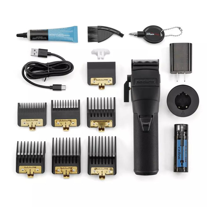 BaBylissPRO LimitedFX Matte Black Clipper & Trimmer